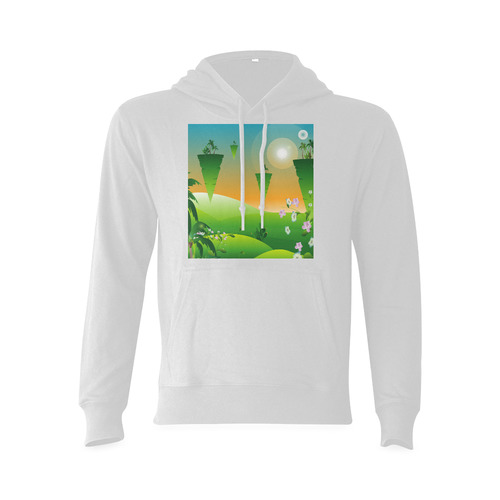 Toon, fantasy landscape Oceanus Hoodie Sweatshirt (NEW) (Model H03)