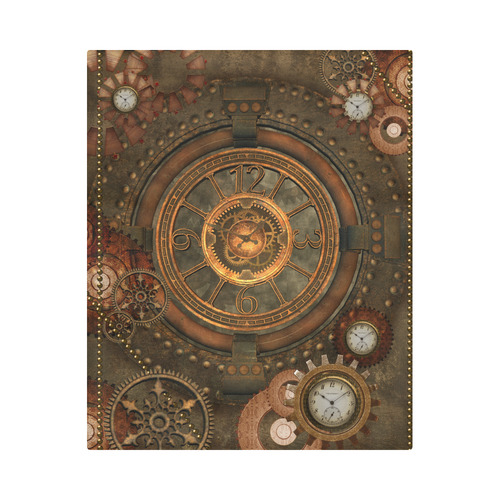Steampunk, wonderful vintage clocks and gears Duvet Cover 86"x70" ( All-over-print)