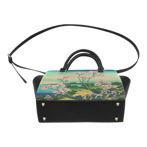 Hokusai Goten-Yama Hill Shinagawa Classic Shoulder Handbag (Model 1653)