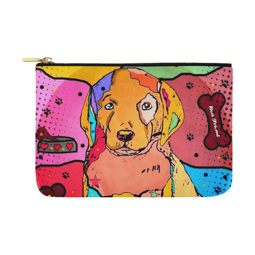 Labrador Popart By Nico Bielow Carry-All Pouch 12.5''x8.5''