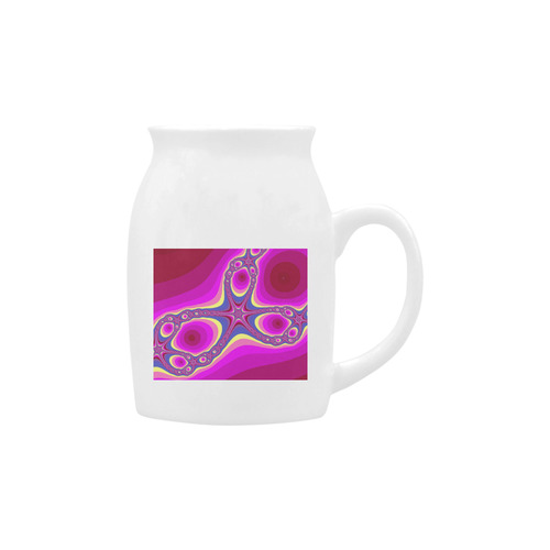 Fractal in pink Milk Cup (Small) 300ml