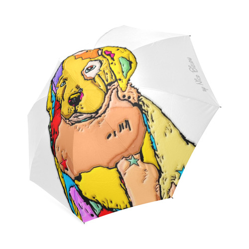 Labrador Popart By Nico Bielow Foldable Umbrella (Model U01)