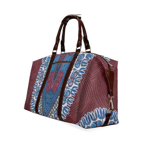 Dashiki royal Travel Tote Handbag Classic Travel Bag (Model 1643) Remake