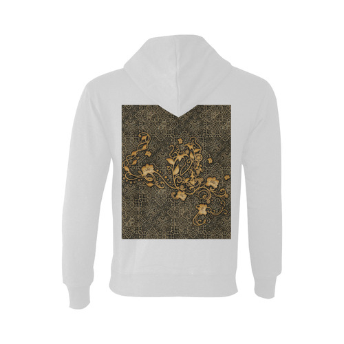 Vintage, floral design Oceanus Hoodie Sweatshirt (NEW) (Model H03)