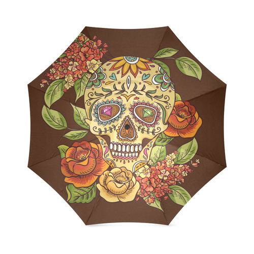 sugar skull Foldable Umbrella (Model U01)