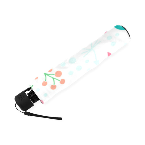 Pastel Colorful Floral LOVE Lettering Foldable Umbrella (Model U01)