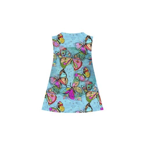 My Butterfly Popart by Nico Bielow Alcestis Slip Dress (Model D05)