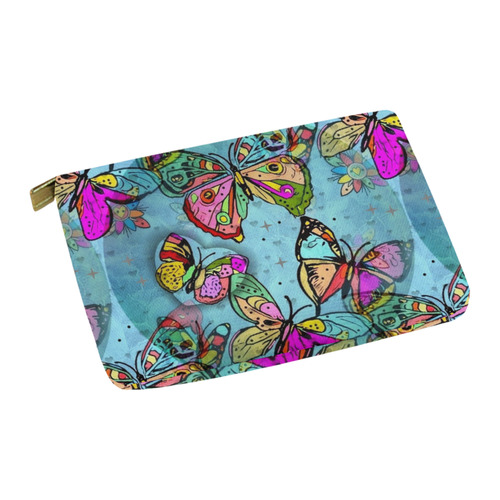 My Butterfly Popart by Nico Bielow Carry-All Pouch 12.5''x8.5''