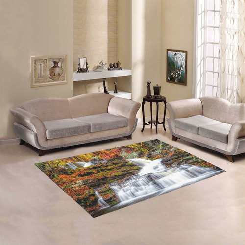 Autumn Waterfall Area Rug 5'3''x4'