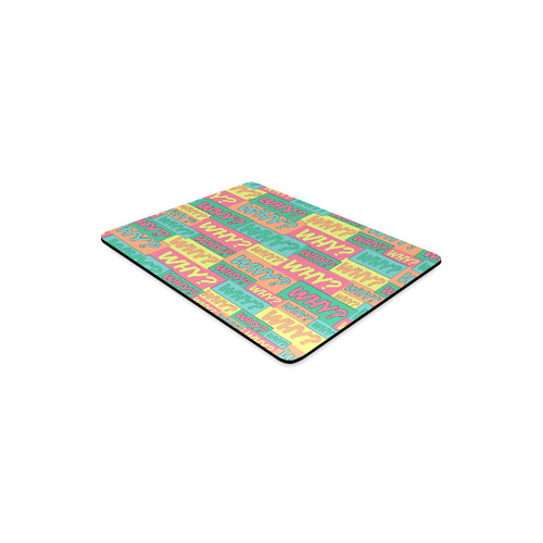 Why? Comic Cartoon Rectangle Mousepad