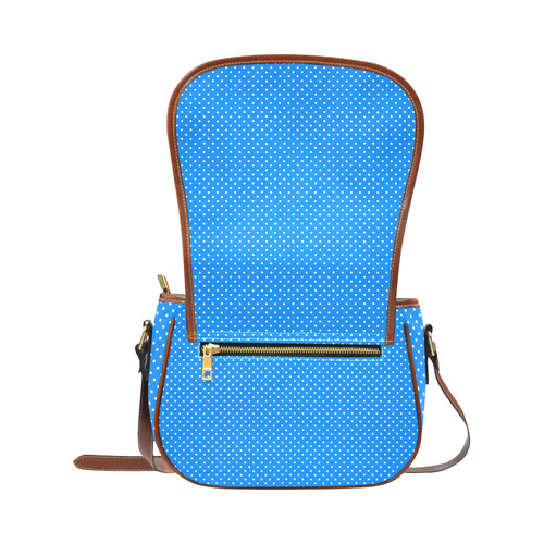 polkadots20160652 Saddle Bag/Small (Model 1649) Full Customization