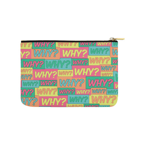 Why? Comic Cartoon Carry-All Pouch 9.5''x6''