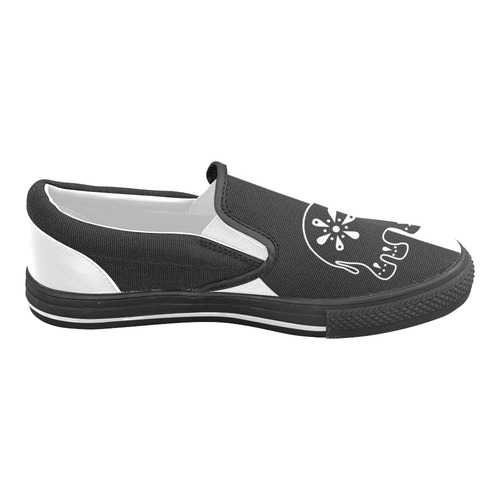 Modern Art Indian Elephant Men's Slip-on Canvas Shoes (Model 019)