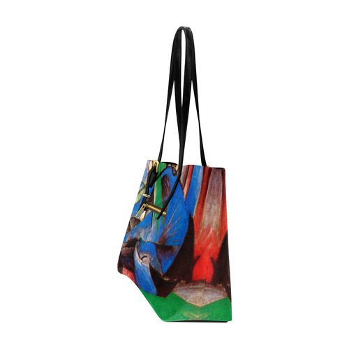 Dreaming Horse by Franz Marc Euramerican Tote Bag/Large (Model 1656)