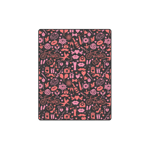 Pink Love Blanket 40"x50"