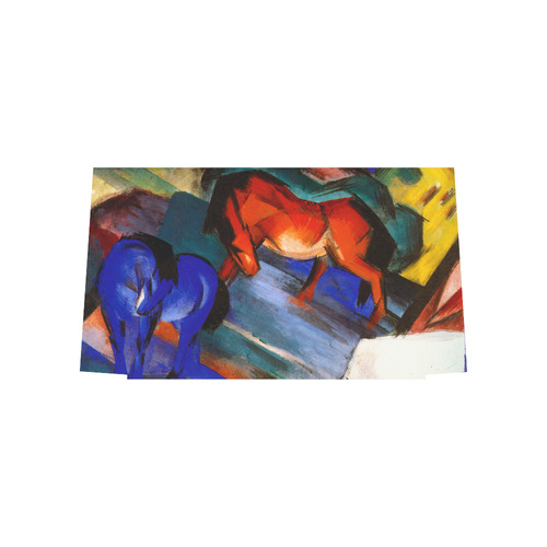 Red and Blue Horse by Franz Marc Euramerican Tote Bag/Large (Model 1656)