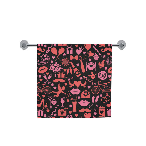 Pink Love Bath Towel 30"x56"