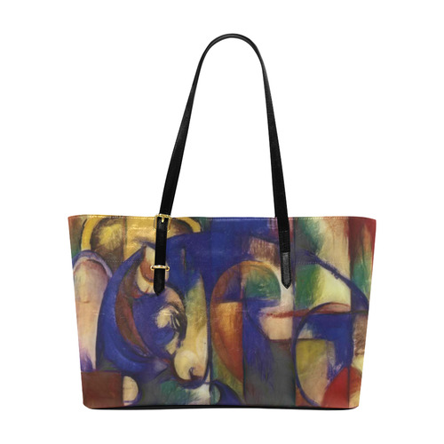 The resting bull by Franz Marc Euramerican Tote Bag/Large (Model 1656)