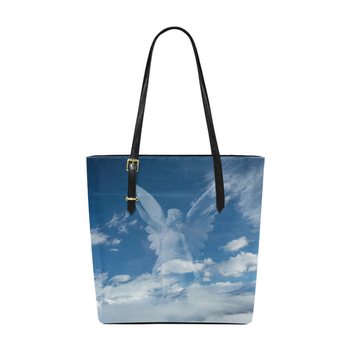 Angel show you the way to heaven Euramerican Tote Bag/Small (Model 1655)
