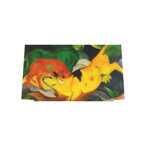 Red Yellow Green Cows by Franz Marc Euramerican Tote Bag/Large (Model 1656)