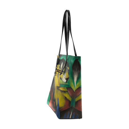 The Tiger by Franz Marc Euramerican Tote Bag/Small (Model 1655)
