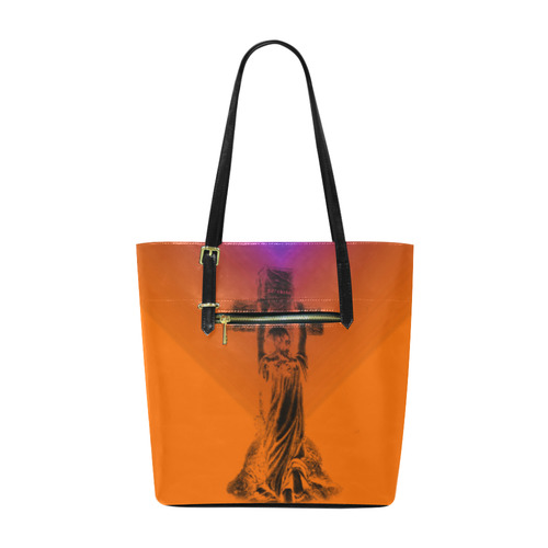 Praying To The Angels Euramerican Tote Bag/Small (Model 1655)