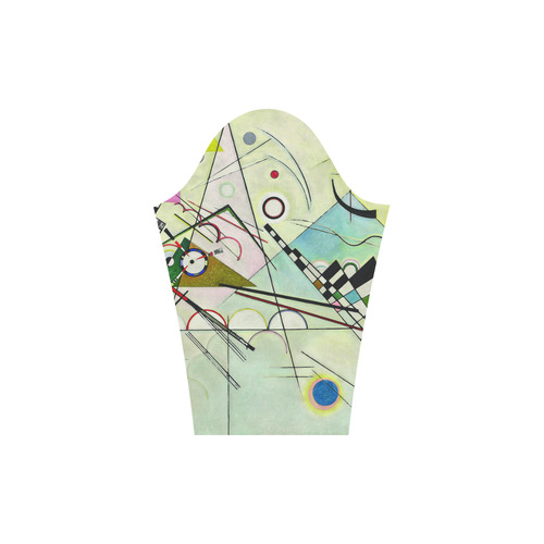 Kandinsky Composition 8 Abstract Painting Round Collar Dress (D22)