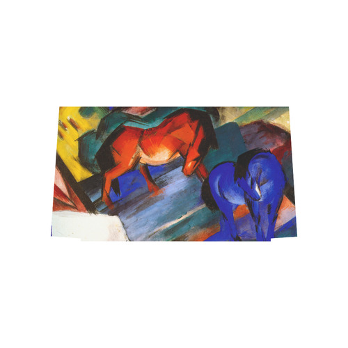 Red and Blue Horse by Franz Marc Euramerican Tote Bag/Large (Model 1656)