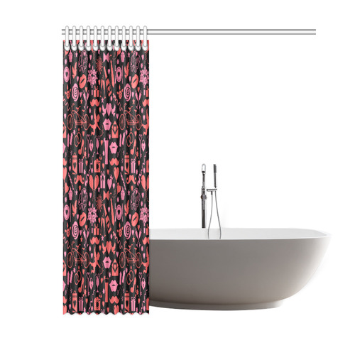 Pink Love Shower Curtain 60"x72"