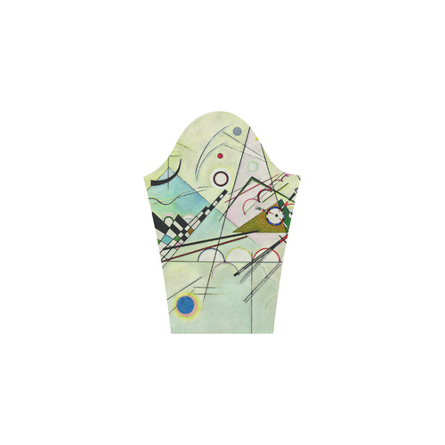 Kandinsky Composition 8 Abstract Painting Bateau A-Line Skirt (D21)