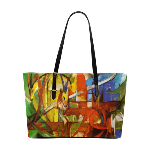 Gazelles by Franz Marc Euramerican Tote Bag/Large (Model 1656)