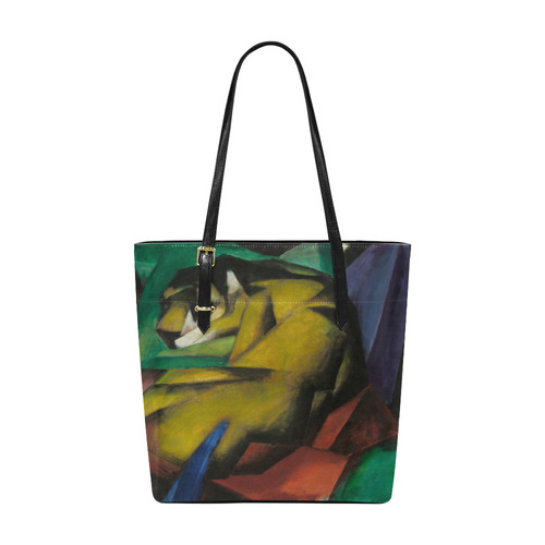 The Tiger by Franz Marc Euramerican Tote Bag/Small (Model 1655)