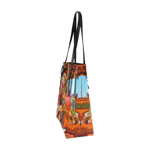 Take A Ride On The Merry-go-round Euramerican Tote Bag/Small (Model 1655)