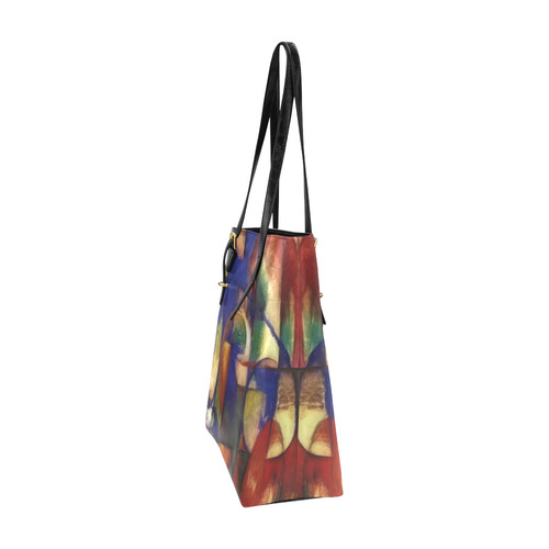 The resting bull by Franz Marc Euramerican Tote Bag/Small (Model 1655)