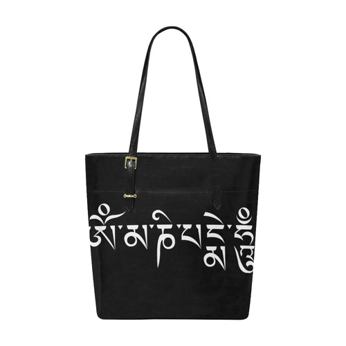 Om mani padme hum 2 Euramerican Tote Bag/Small (Model 1655)