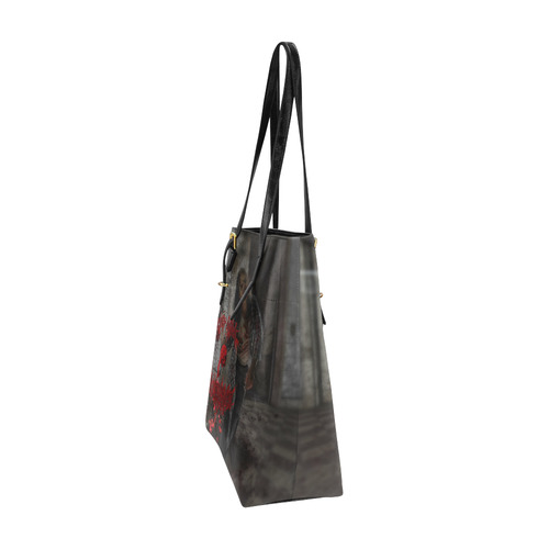 Valentines Day Zombie Couple Euramerican Tote Bag/Small (Model 1655)