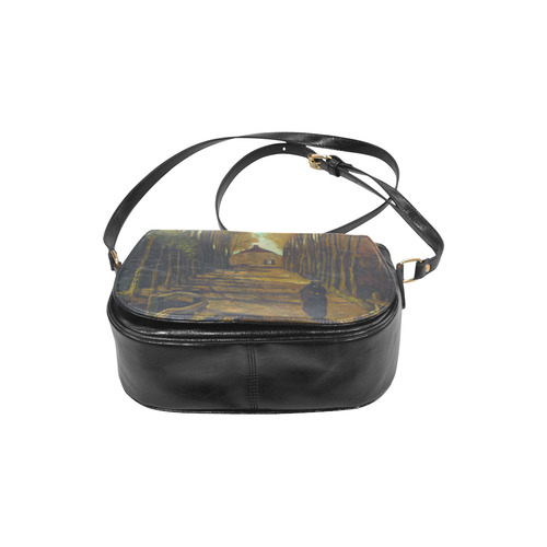 Van Gogh Poplars In Autumn Classic Saddle Bag/Small (Model 1648)