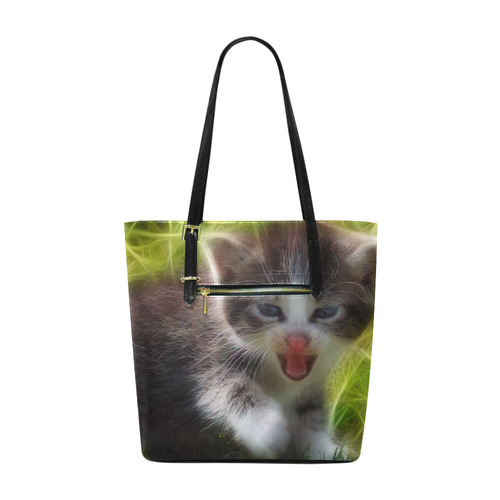 Kitty Is A Tiger Euramerican Tote Bag/Small (Model 1655)