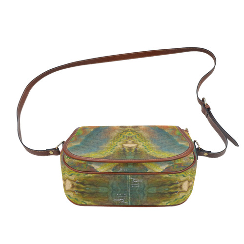 Autumn Leaves Saddle Bag/Small (Model 1649) Full Customization