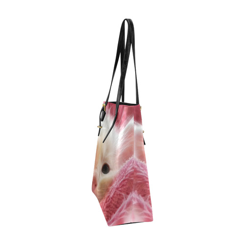 Kitty Loves Pink Euramerican Tote Bag/Small (Model 1655)