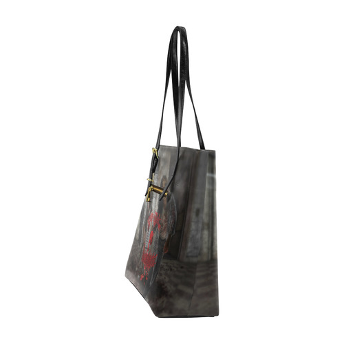 Valentines Day Zombie Couple Euramerican Tote Bag/Small (Model 1655)