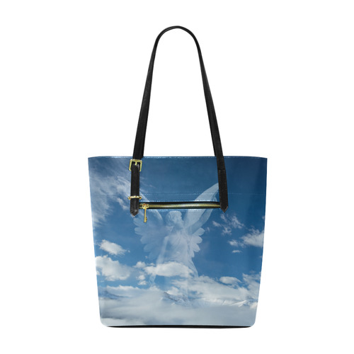 Angel show you the way to heaven Euramerican Tote Bag/Small (Model 1655)