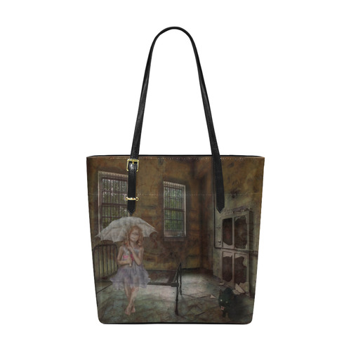 Room 13 - The Girl Euramerican Tote Bag/Small (Model 1655)