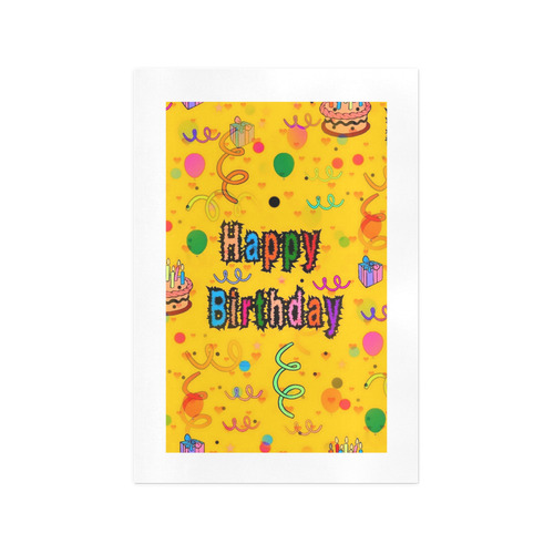 Happy birthday by Popart Lover Art Print 13‘’x19‘’