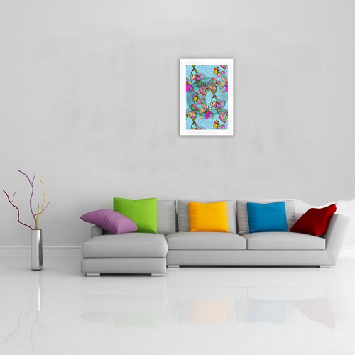 My Butterfly Popart by Nico Bielow Art Print 16‘’x23‘’