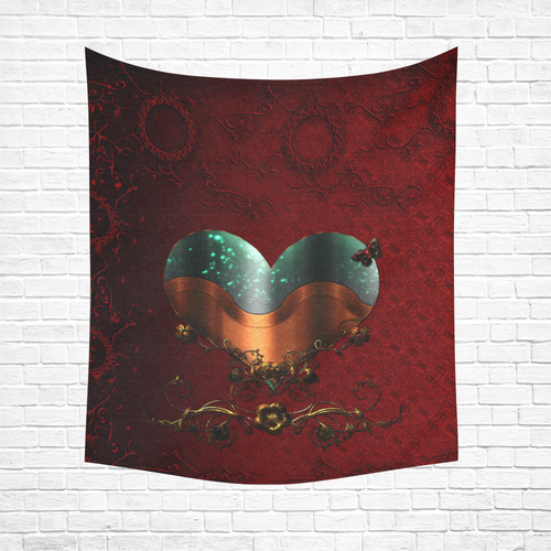 Love, wonderful heart Cotton Linen Wall Tapestry 51"x 60"