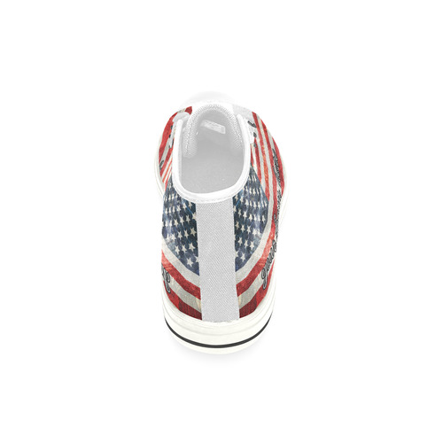 USA Men’s Classic High Top Canvas Shoes (Model 017)