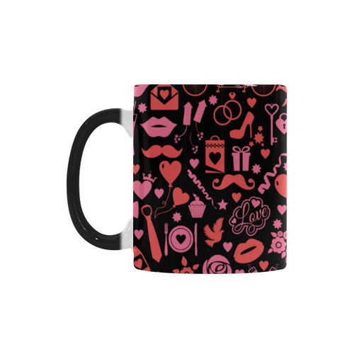 Pink Love Custom Morphing Mug