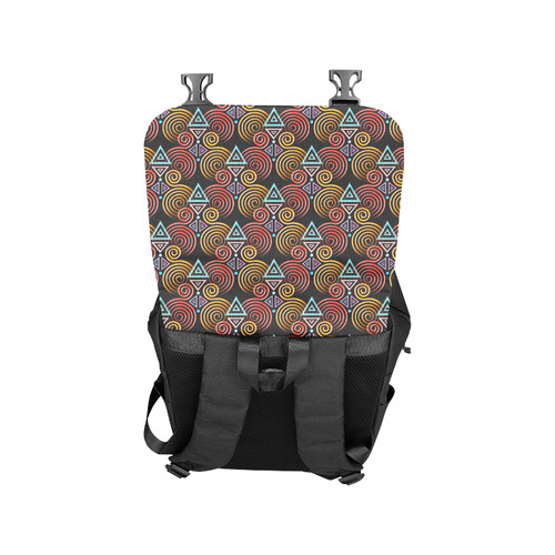 Lovely Geometric LOVE Hearts Pattern Casual Shoulders Backpack (Model 1623)