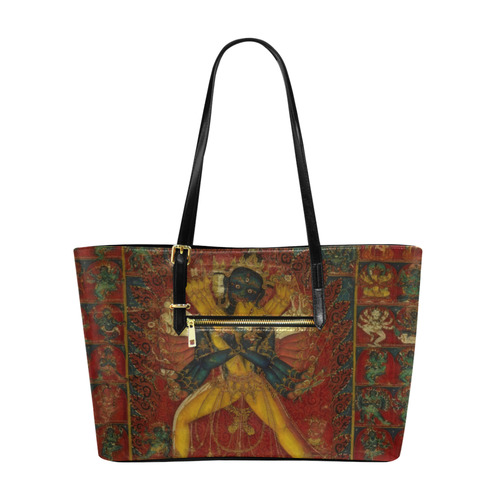 Buddhist Deity Kalachakra Euramerican Tote Bag/Large (Model 1656)